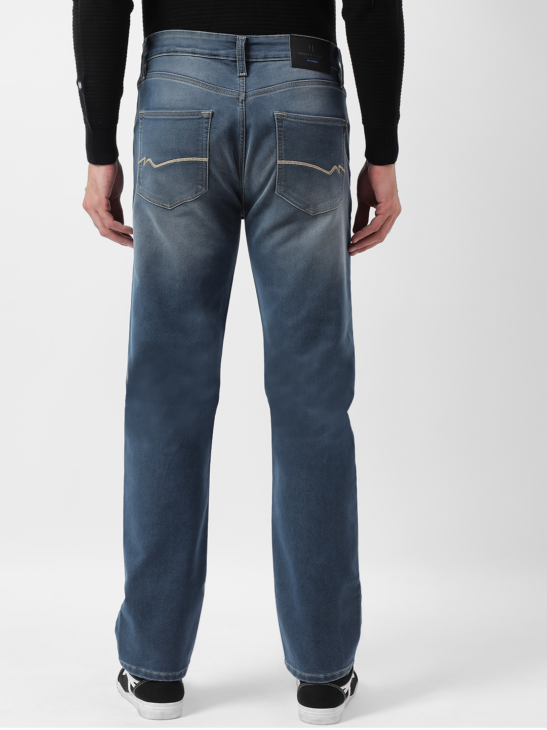 Numero Uno Men Faded Blue Jeans